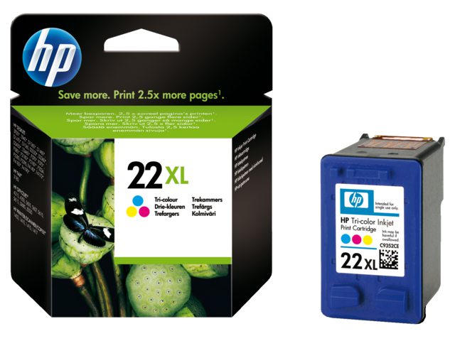 Inkcartridge HP C9352CE 22XL kleur HC