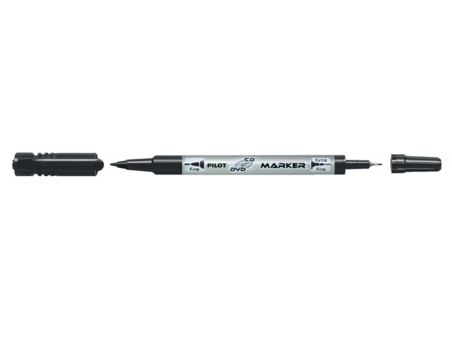 Cd marker PILOT twin F en EF 0.5mm en 0.3mm zwart