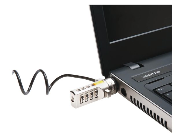 Beveiligingsset Kensington portable laptop lock metaal/zwart