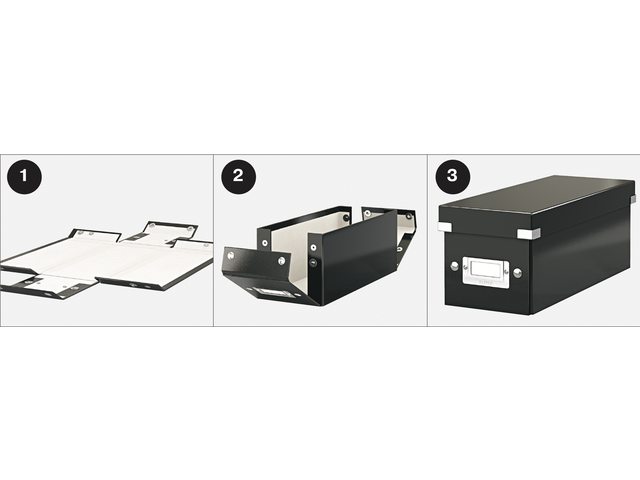 Hangmappenbox Leitz Click & Store 320x240x335mm zwart