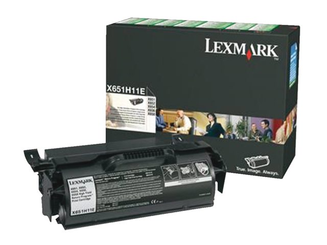 Tonercartridge Lexmark X651H11E prebate zwart HC