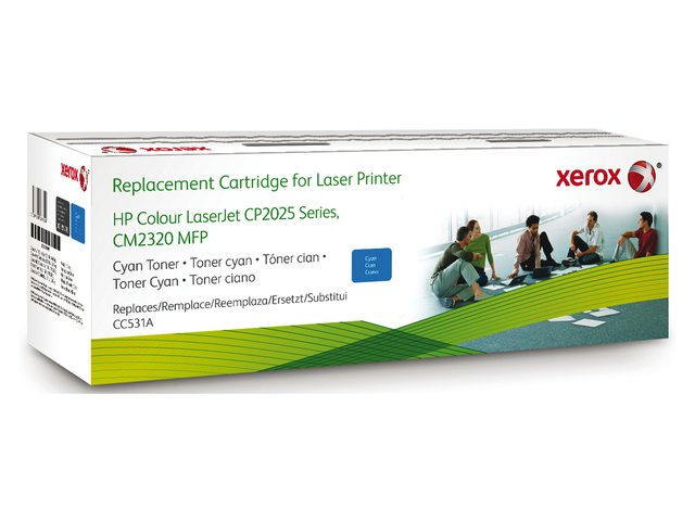 Tonercartridge Xerox 003R99795 HP CC531A 304A blauw
