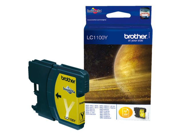 Inkcartridge Brother LC-1100Y geel
