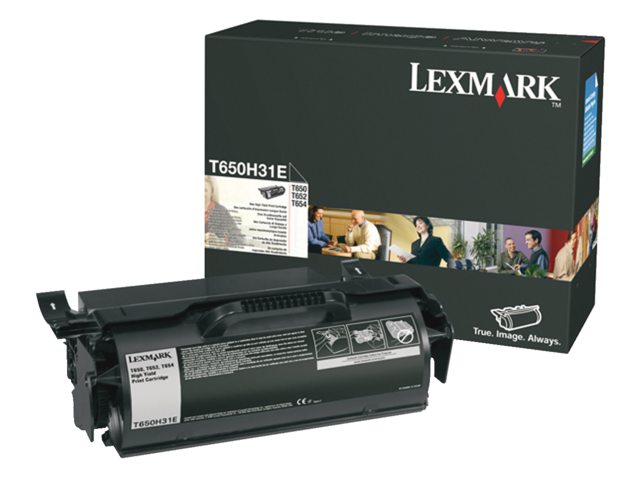 Tonercartridge Lexmark T650H31E zwart