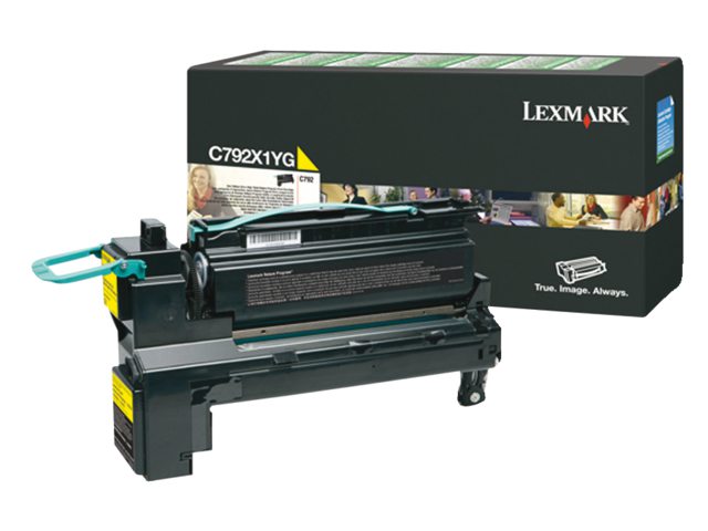 Tonercartridge Lexmark C792X1YG prebate geel HC