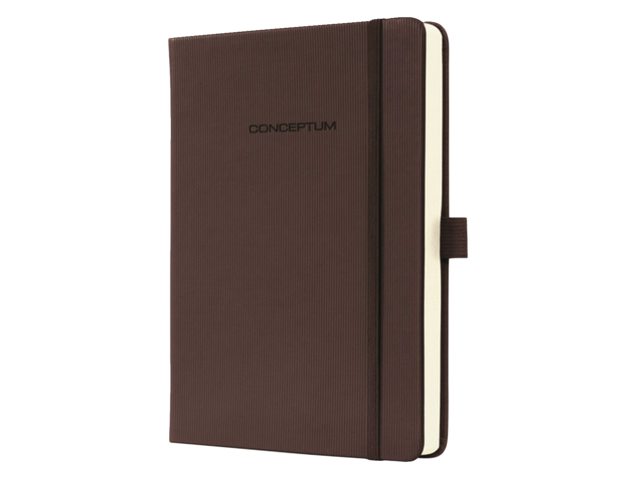 Notitieboek Conceptum CO574 95x150mm bruin lijn