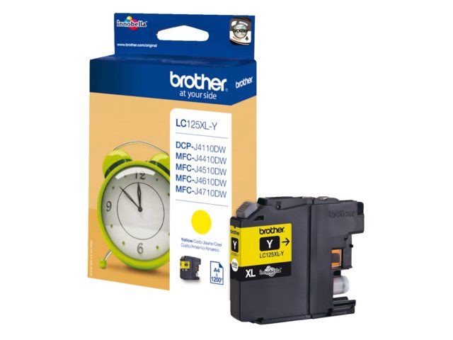 Inkcartridge Brother LC-125XLY geel HC