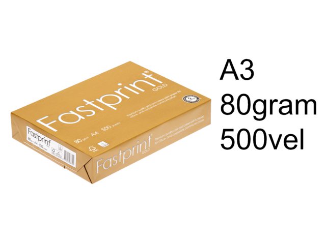 Kopieerpapier Fastprint gold A3 80gr wit 500vel