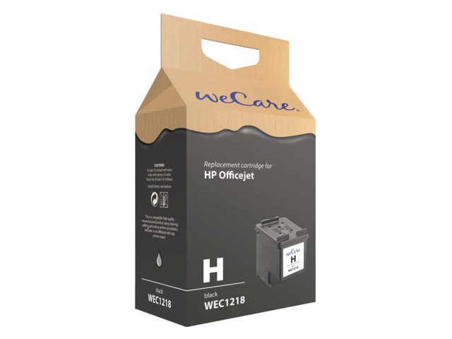 Inkcartridge Wecare HP CC654AE 901XL zwart HC