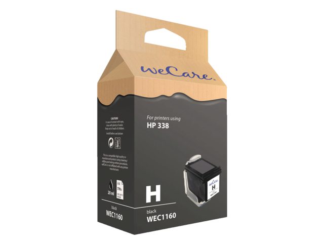 Inkcartridge Wecare HP C8765EE 338 zwart