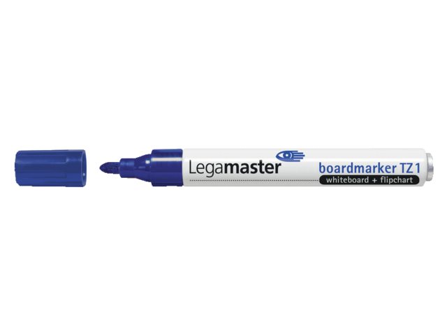Viltstift LegamasterTZ1 whiteboard rond blauw 1.5-3mm