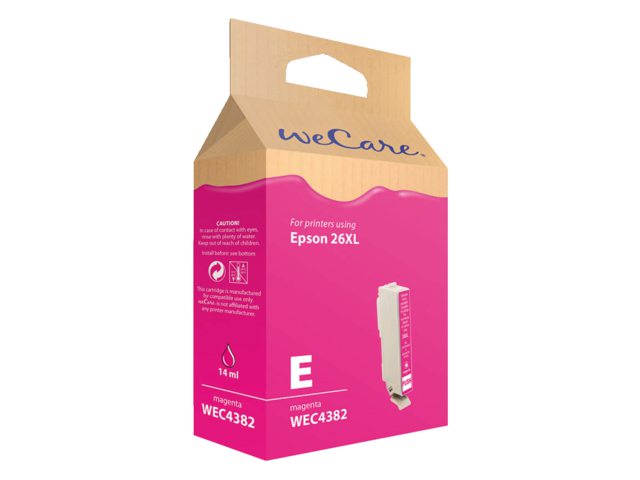 Inkcartridge Wecare Epson T263340 rood HC