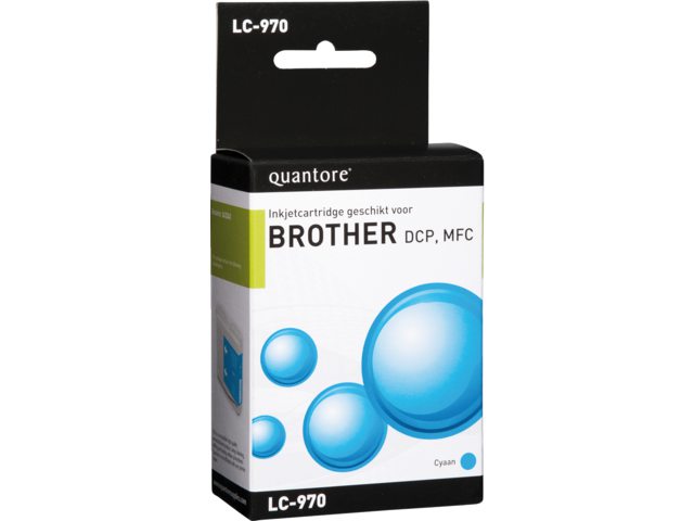 Inkcartridge Quantore Brother LC-970 blauw