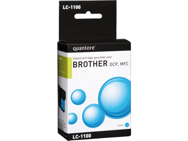 Inkcartridge Quantore Brother LC-1100 blauw