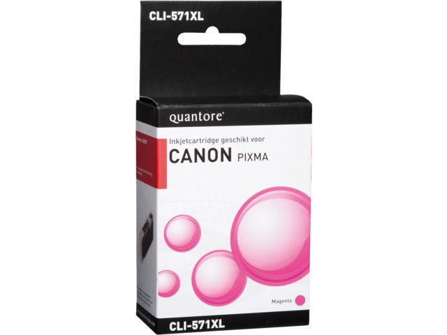 Inkcartridge Quantore Canon CLI-571XL rood
