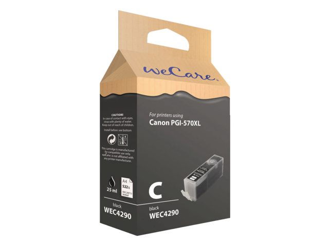 Inkcartridge Wecare Canon PGI-570XL zwart