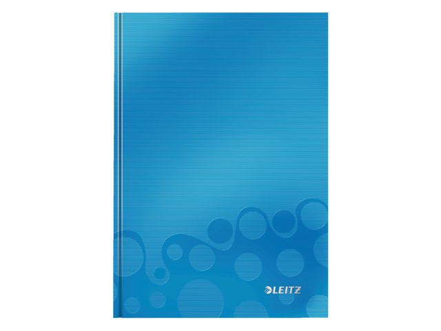 Notitieboek Leitz WOW A5 gelinieerd blauw