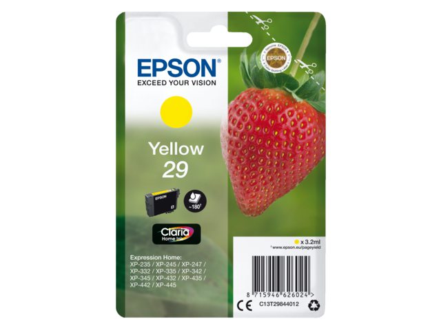 Inkcartridge Epson 29 T2984 geel