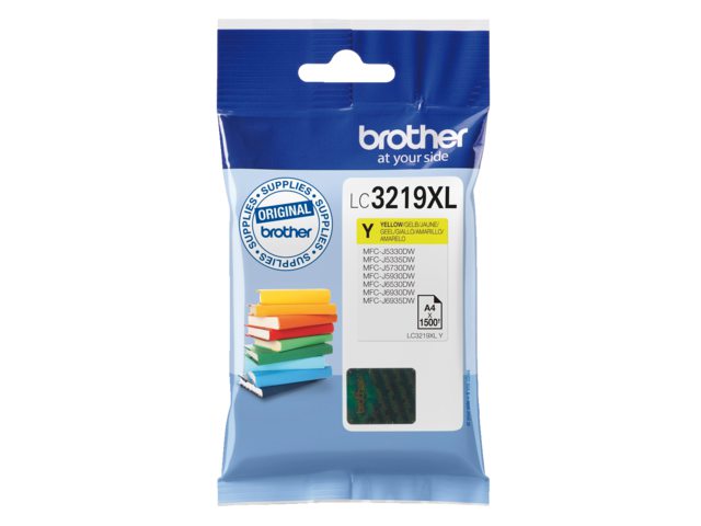 Inkcartridge Brother LC-3219XLY geel HC
