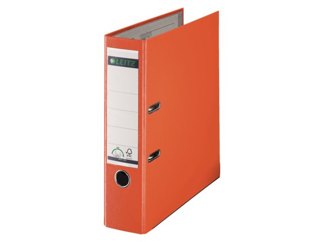 Ordner Leitz 1010 A4 80mm PP oranje