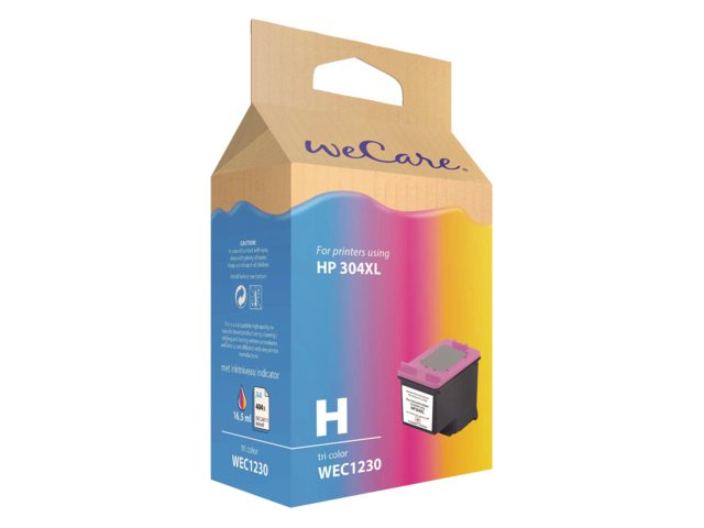 Inkcartridge Wecare HP N9K07AE 304XL kleur HC