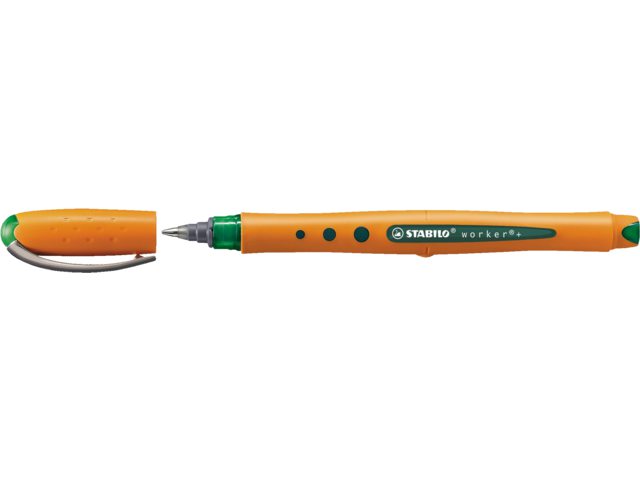 Rollerpen Stabilo Worker 0.5mm groen