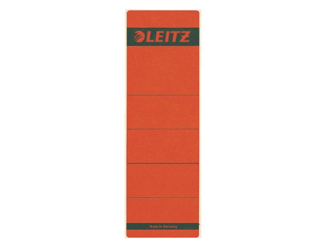 Rugetiket Leitz 1642 62x192mm zelfklevend rood