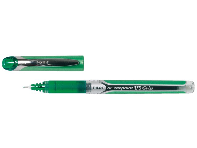 Rollerpen PILOT Hi-Tecpoint grip V5 0.3 groen