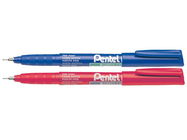 Fineliner Pentel NMF50 blauw 0.4mm