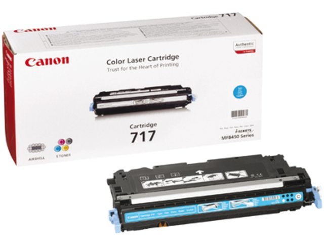 Tonercartridge Canon 717 blauw