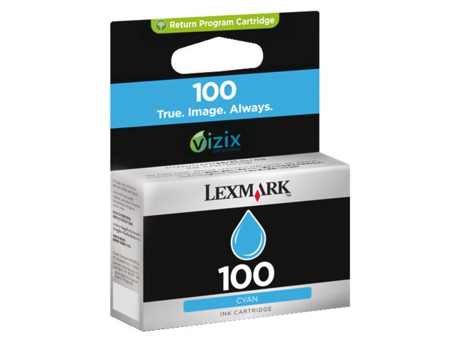 Inkcartridge Lexmark 14N0900 100 prebate blauw