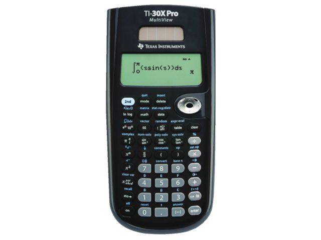 Rekenmachine TI-30X pro multiview
