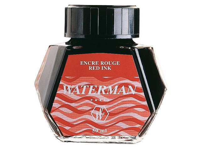Vulpeninkt Waterman 50ml standaard rood