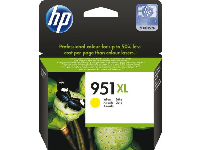 Inkcartridge HP CN048AE 951XL geel HC