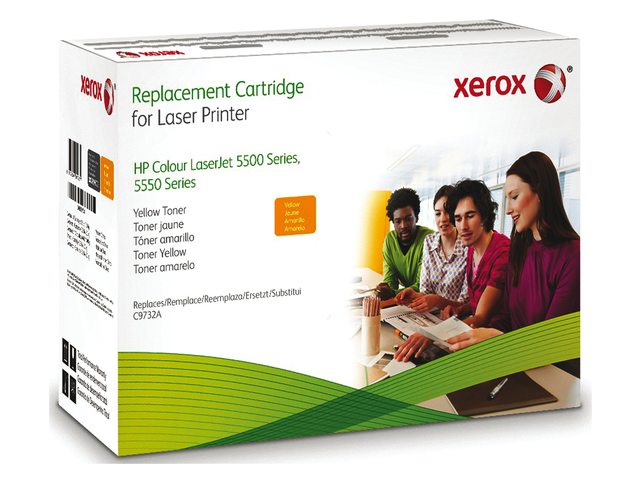 Tonercartridge Xerox 003R99723 HP C9732A 645A geel