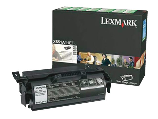 Tonercartridge Lexmark X651A11E prebate zwart