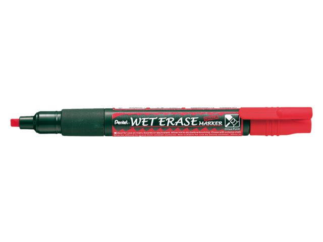 Viltstift Pentel SMW26 krijtmarker rood 1.5-4mm