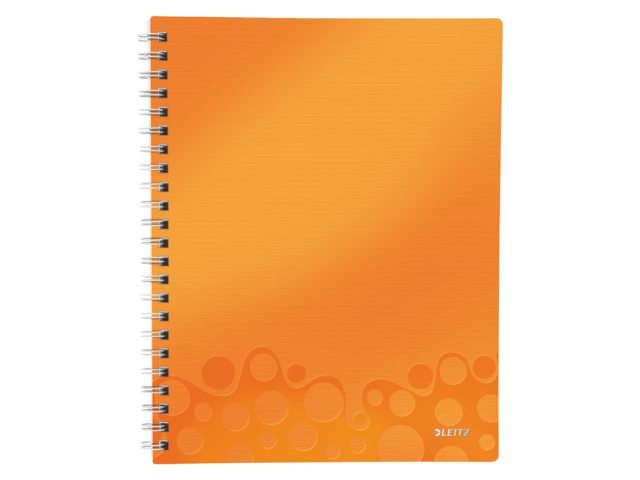 Notitieboek Leitz WOW Get Organised A4 PP oranje