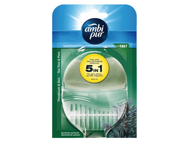 Toiletblok Ambi Pur Tea Tree en Pine 55ml navulbaar