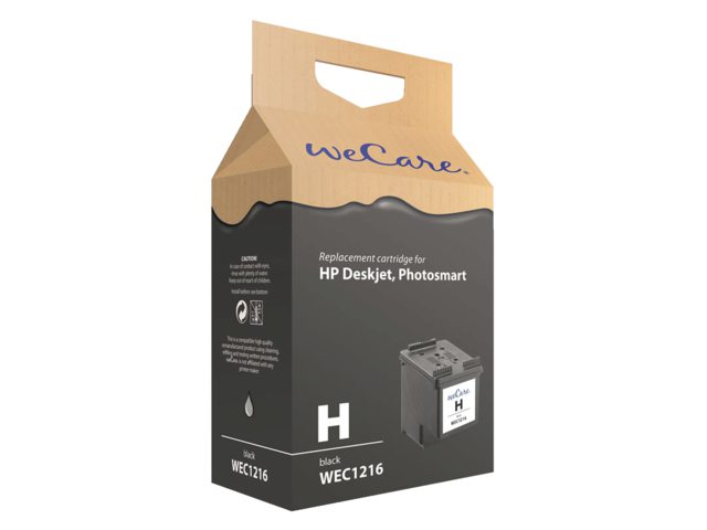 Inkcartridge Wecare HP CC641E 300XL zwart HC