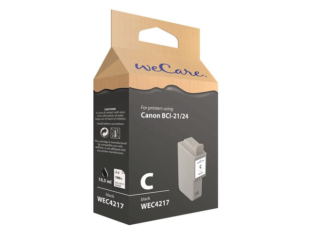 Inkcartridge Wecare Canon BCI-24 zwart