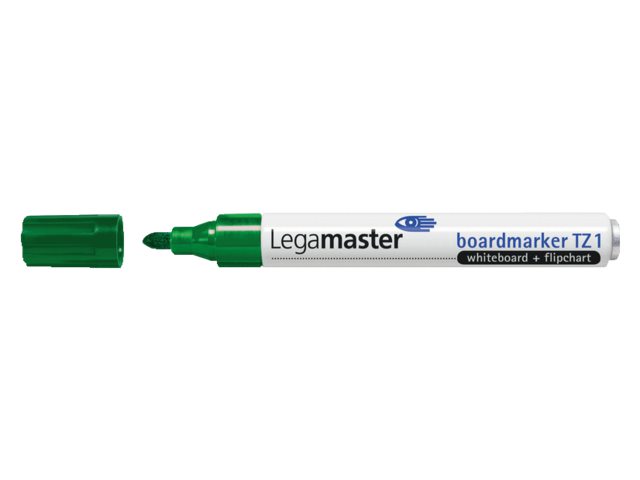 Viltstift Legamaster TZ1 whiteboard rond groen 1.5-3mm