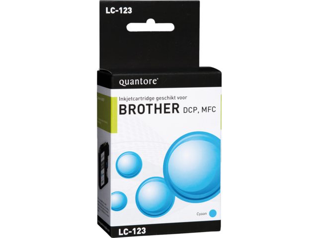 Inkcartridge Quantore Brother LC-123 blauw