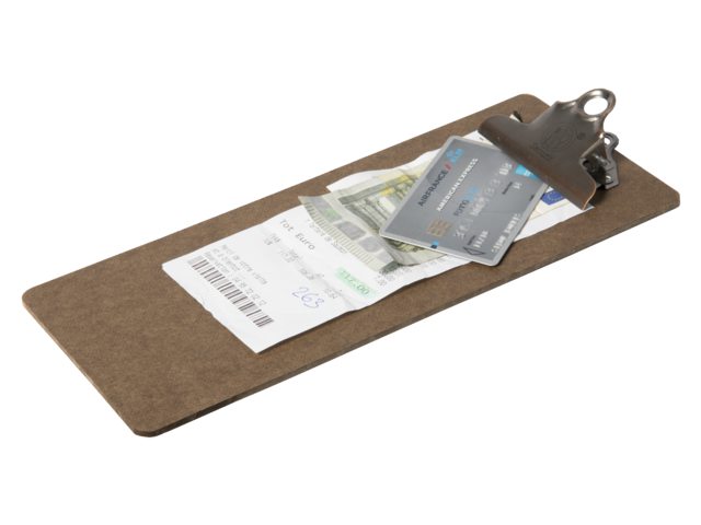 Klembord Securit 26.5cmx11.5cm hout