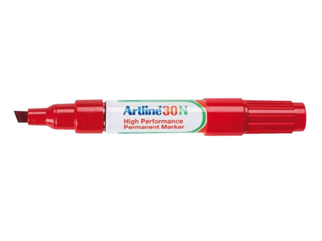 Viltstift Artline 30 schuin rood 2-5mm