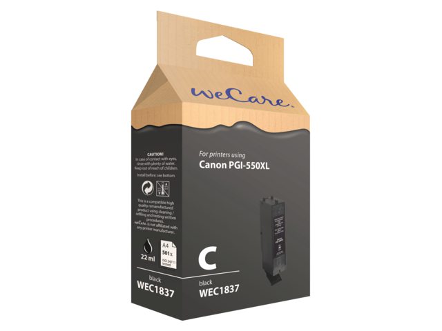 Inkcartridge Wecare Canon PGI-550XL zwart
