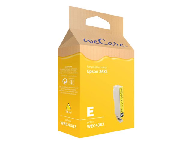 Inkcartridge Wecare Epson T263440 geel HC