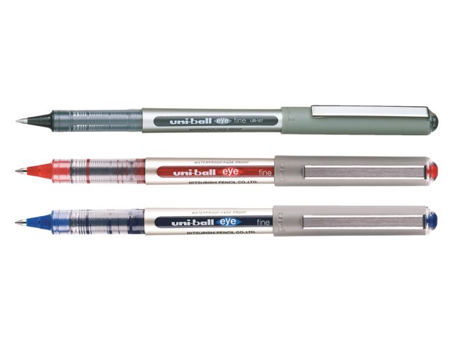 Rollerpen Uni-ball EyeFine blauw 0.5mm