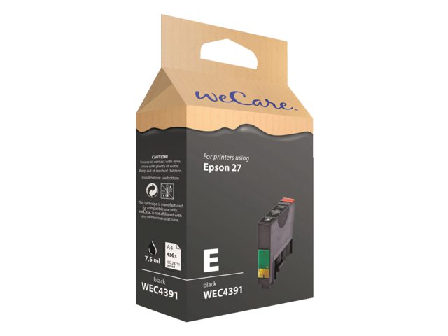 Inkcartridge Wecare Epson T270140 zwart
