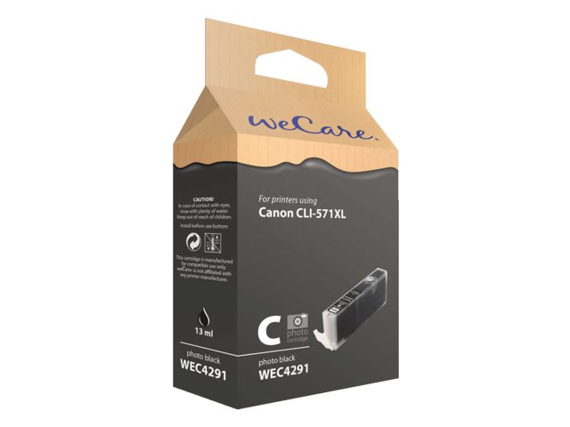 Inkcartridge Wecare Canon CLI-571XL zwart